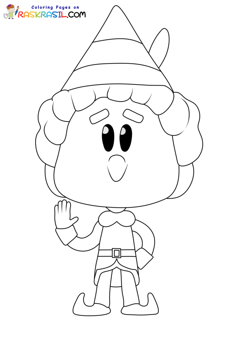 Buddy The Elf Coloring Pages