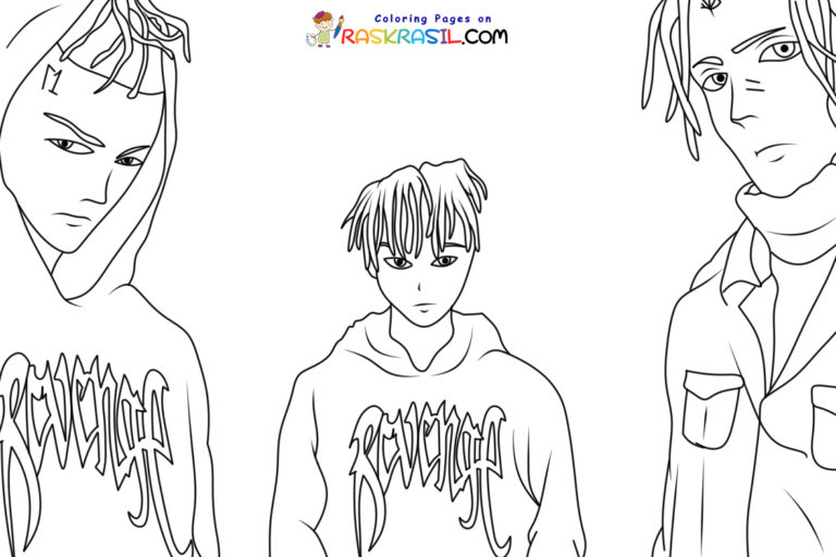 Coloriage Xxxtentacion Imprimer