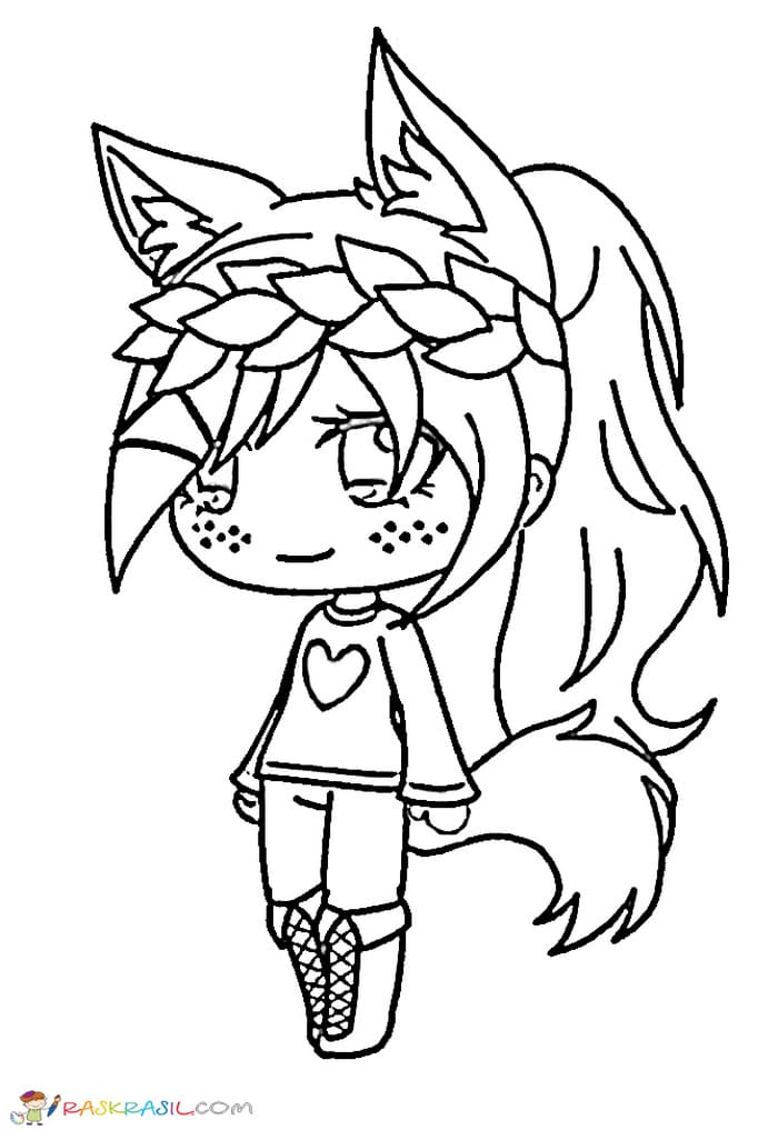 Coloring Pages For Gacha Life 103 Amazing SVG File
