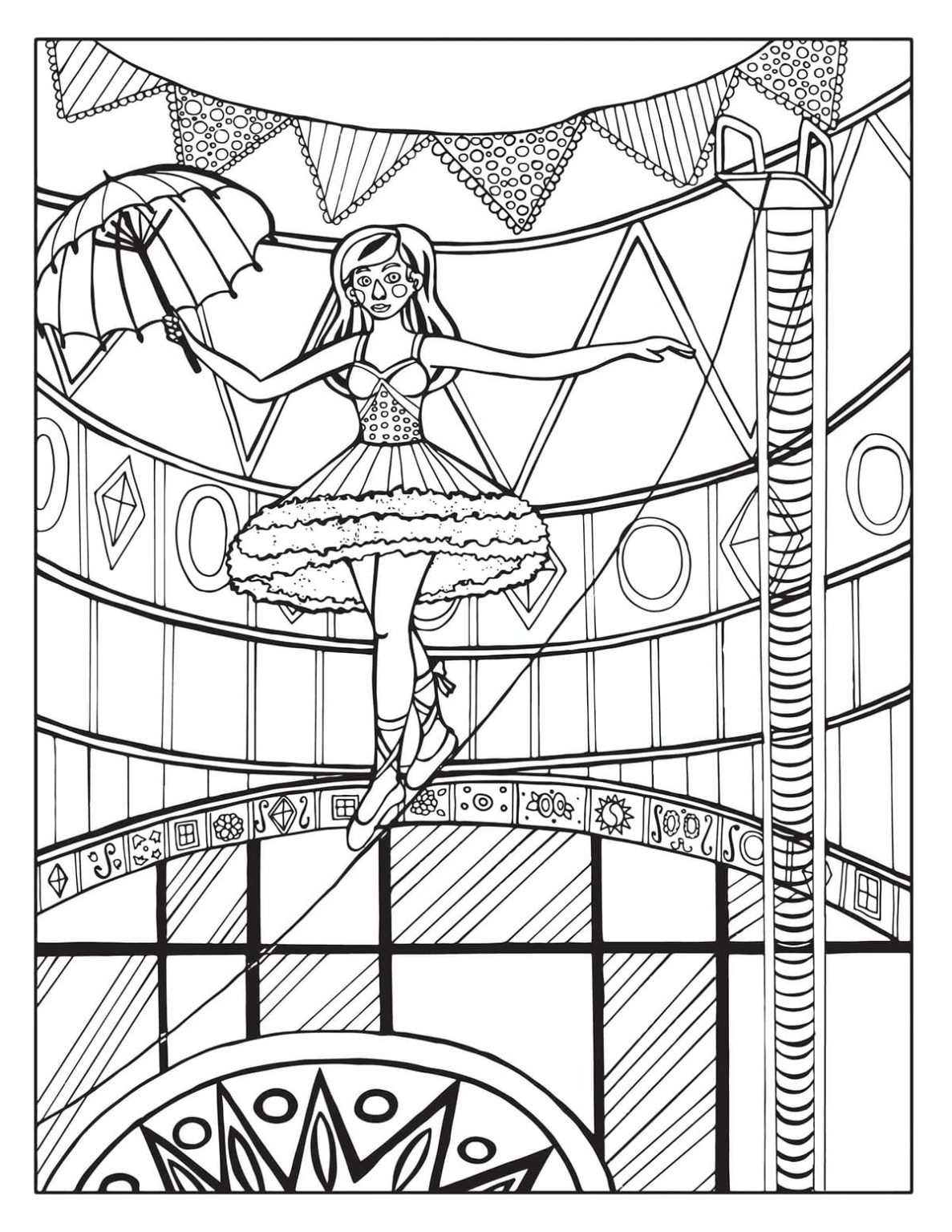 Desenhos De Circo Para Colorir Imagens Para Impress O Gratuita