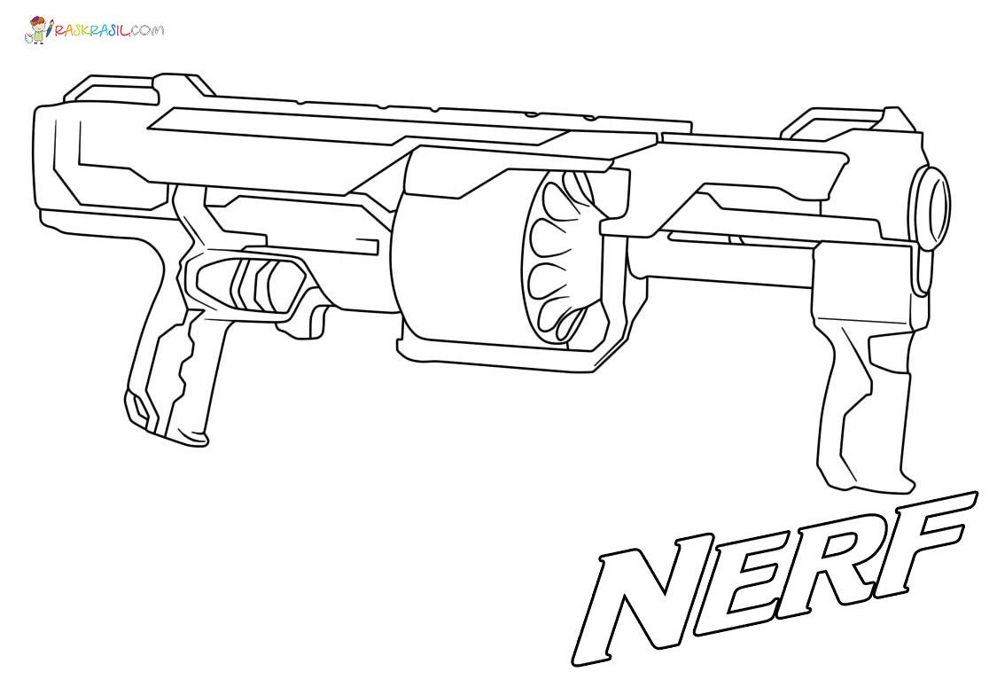 Nerf Gun Coloring Pages Nerf Gun Coloring Pages 40 New Images Free