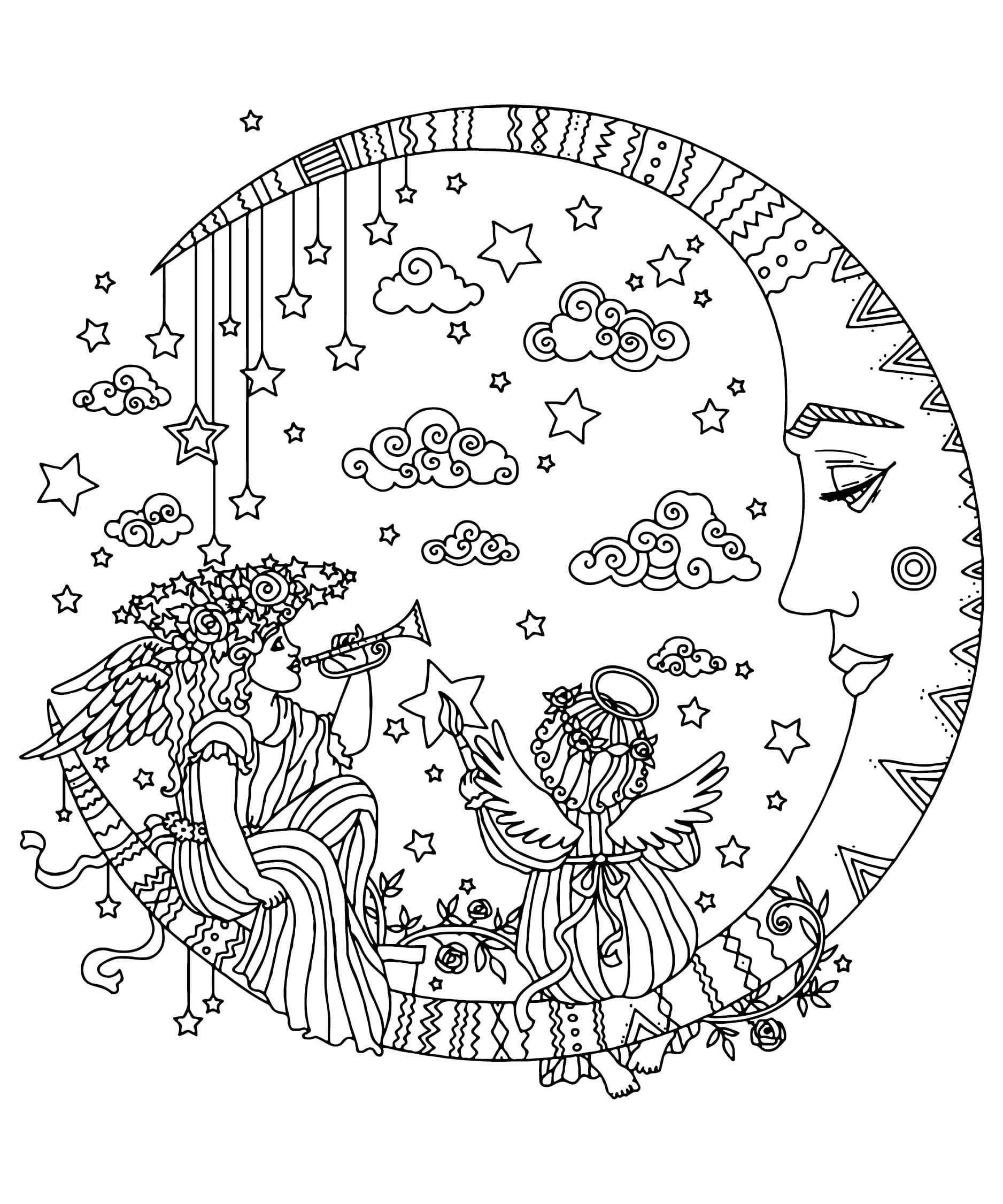 Celestial Coloring Pages