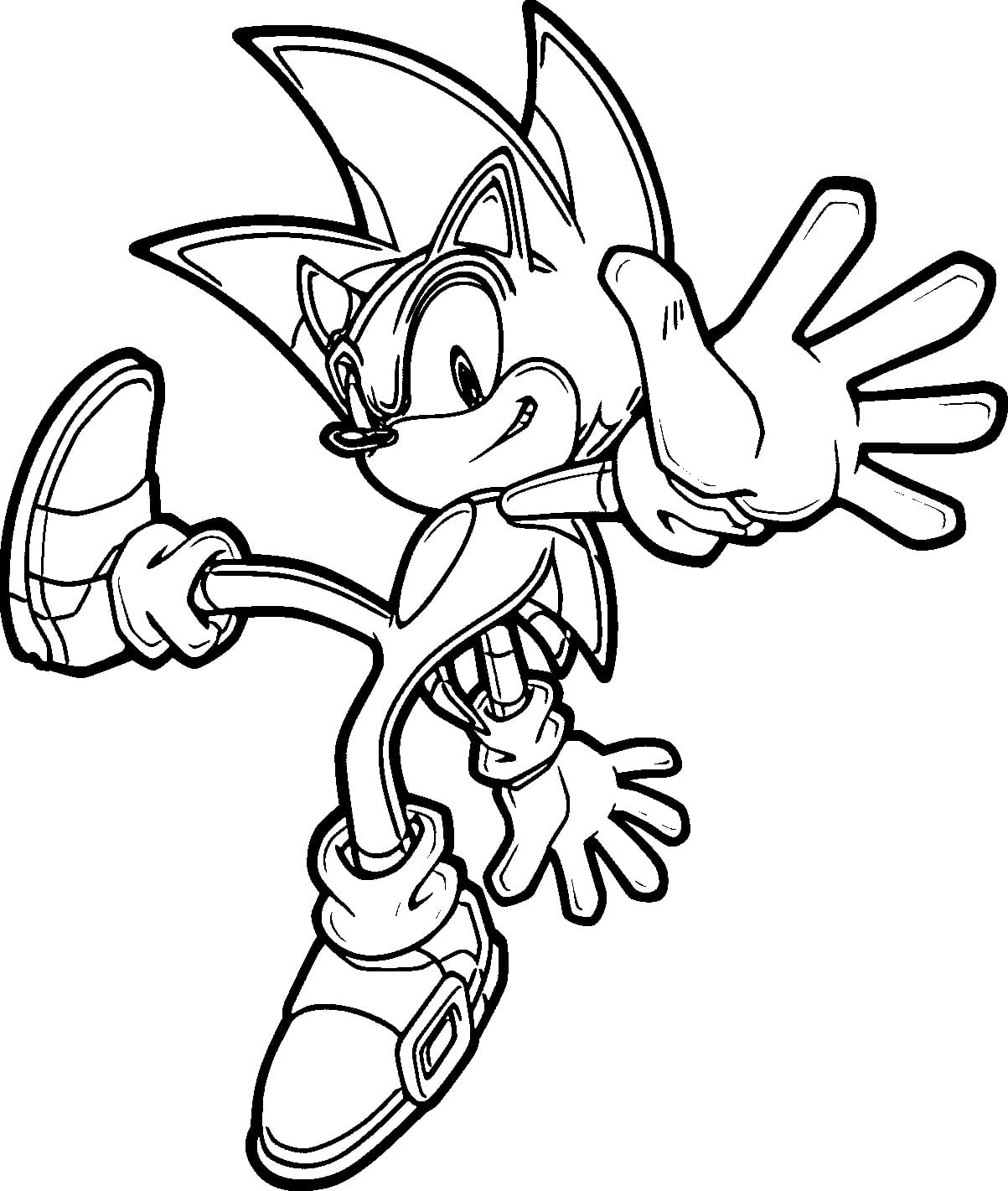 Dibujos Para Colorear Sonic Im Genes Imprime Gratis Para Ni Os