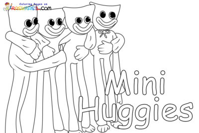 Mini Huggies Coloring Pages