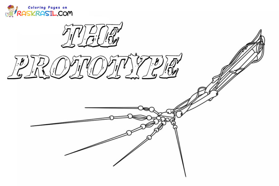 The Prototype Poppy Playtime Coloring Pages