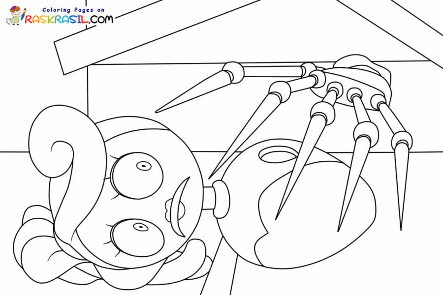 The Prototype Poppy Playtime Coloring Pages