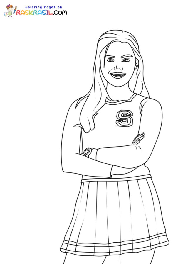 Disney Zombies 3 Coloring Pages