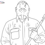 Raskrasil.com-Jason-Voorhees - Colouring-Pages-8