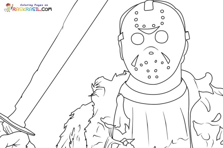 Jason Voorhees Coloring Pages
