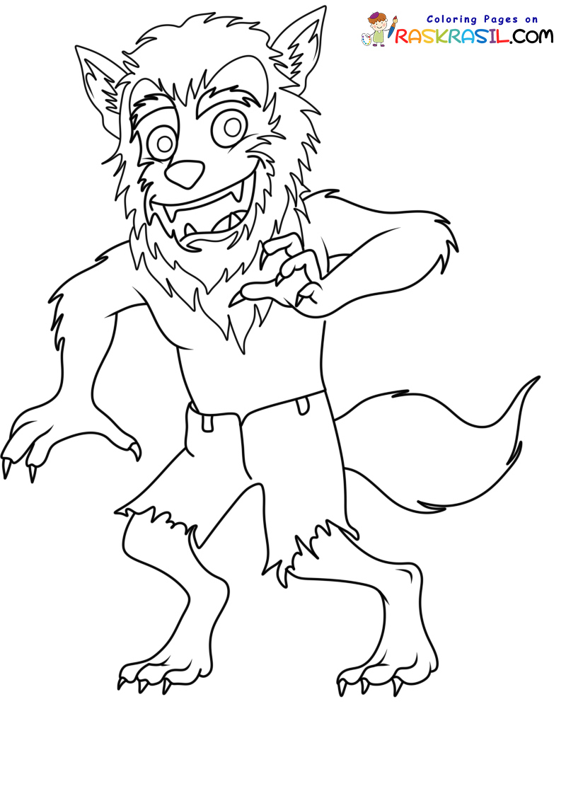 Raskrasil.com-New-Coloring-Pages-Werewolf-2