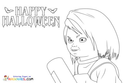 Chucky Coloring Pages
