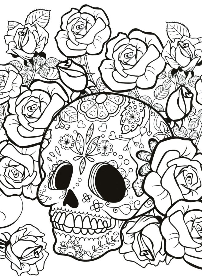 Dibujos de El Día de Muertos para Colorear