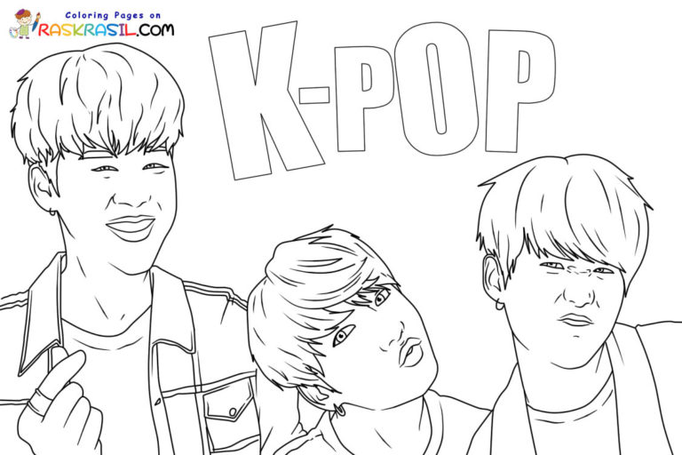 K Pop Coloring Pages k-pop-coloring-pages
