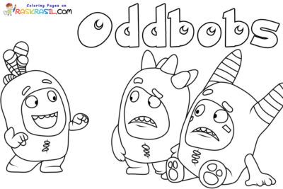 Oddbods Coloring Pages