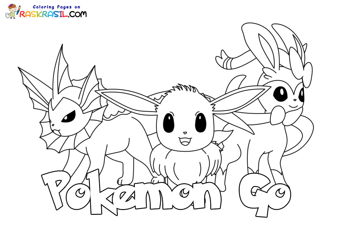 Desenhos de Pokémon GO para Colorir