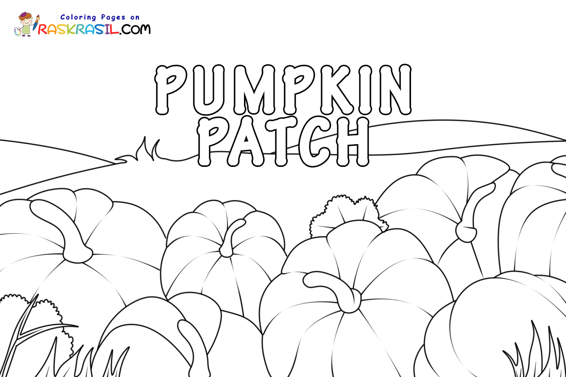 Pumpkin Patch Coloring Pages
