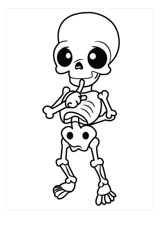 Skeleton Coloring Pages