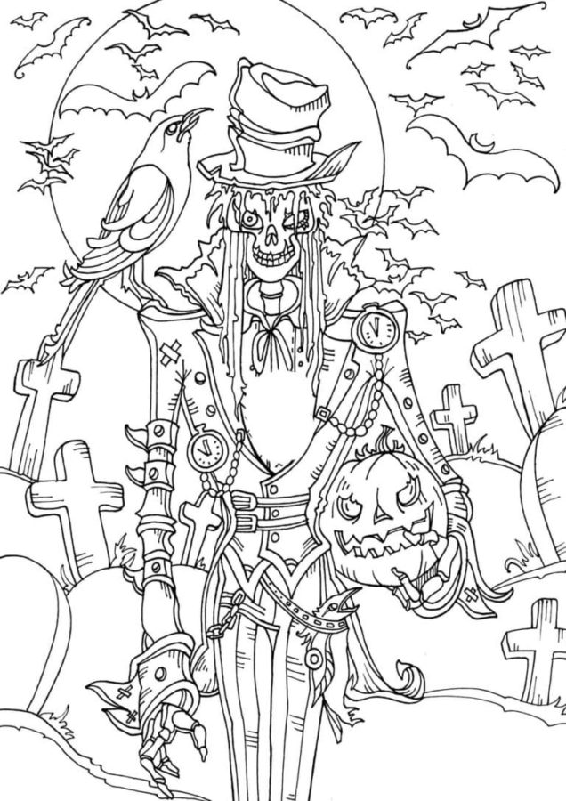 Skeleton Coloring Pages