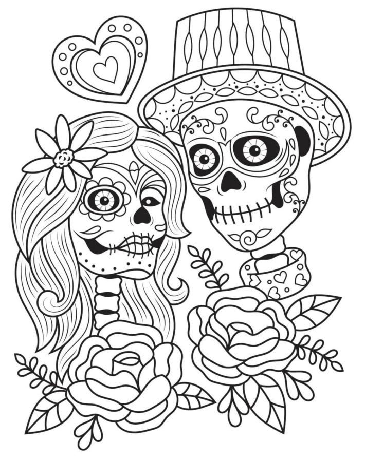 Skeleton Coloring Pages