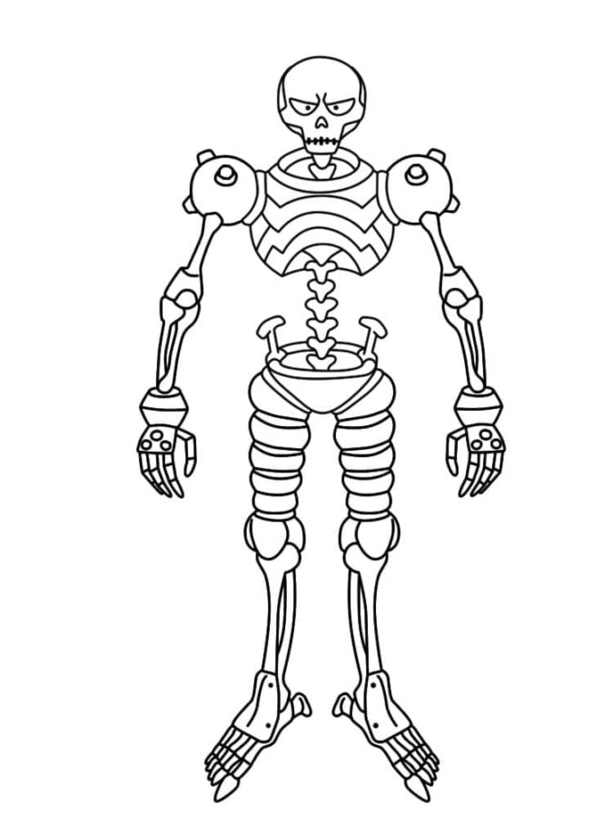 Skeleton Coloring Pages