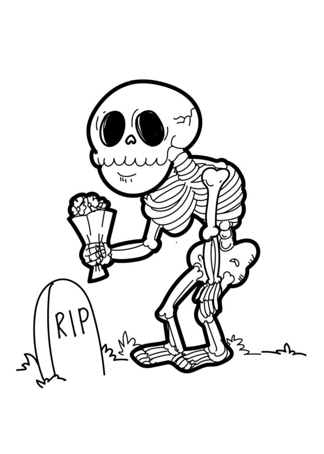 Skeleton Coloring Pages