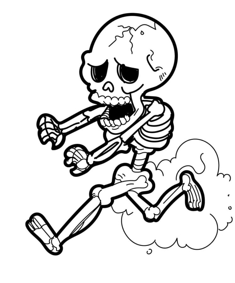 Skeleton Coloring Pages