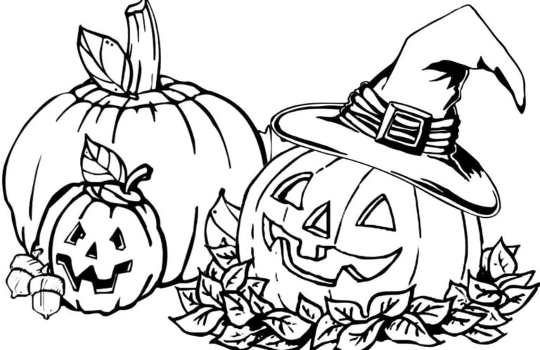 Coloriage Trick or Treat à imprimer