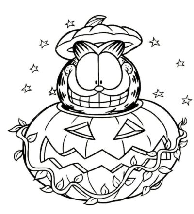Coloriage Trick or Treat à imprimer