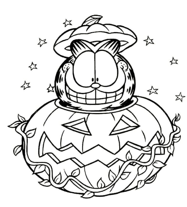 Coloriage Trick or Treat à imprimer
