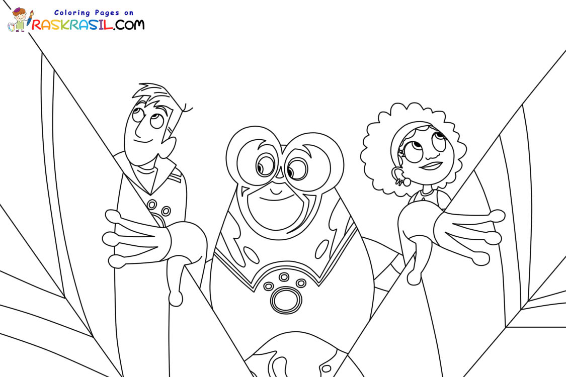 Ausmalbilder Go Wild! Mission Wildnis | Kostenlos Malvorlagen