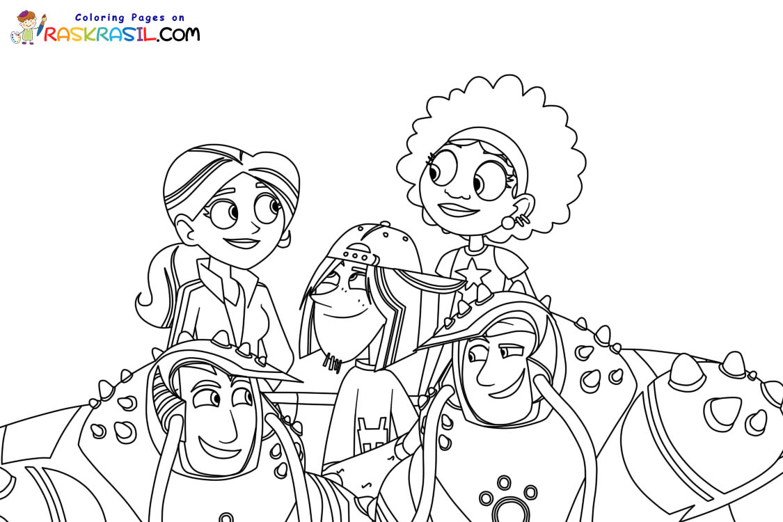 Desenhos de Wild Kratts para Colorir