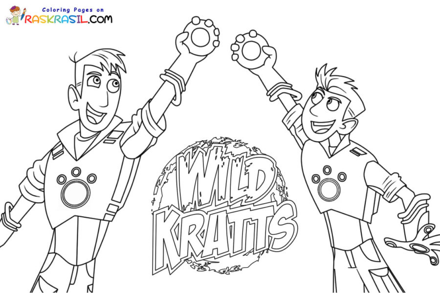 Aventuras com os Kratts - o15 - Desenhos Para Colorir Kids