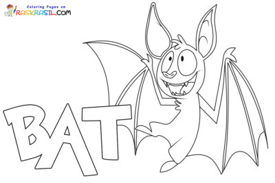 Bats Coloring Pages