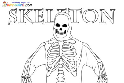 Skeleton Coloring Pages