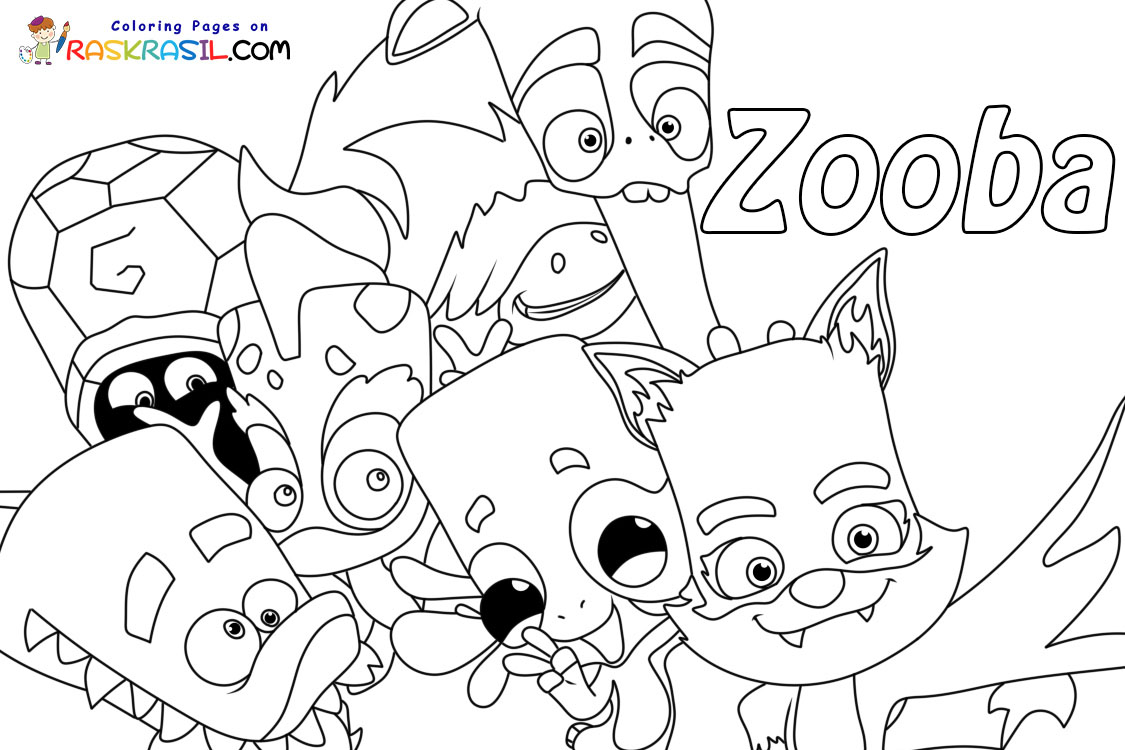 Zooba Coloring Pages