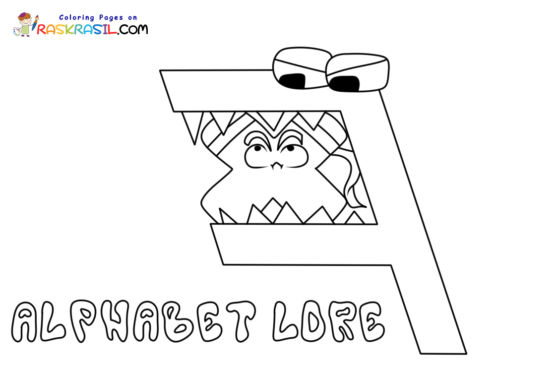 Alphabet Lore Coloring Pages small: Yandex Görsel'de 1 bin görsel