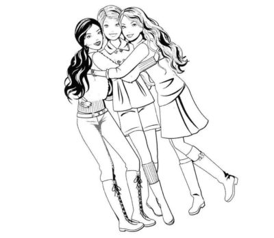 BFF Coloring Pages BFF Coloring Pages
