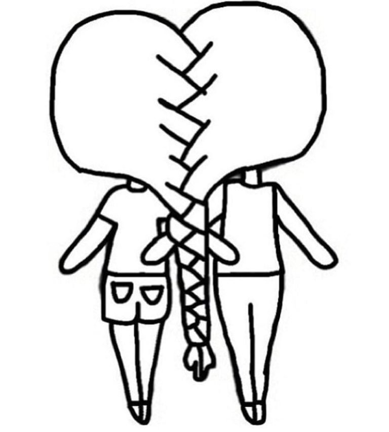 Coloriage BFF Imprimer