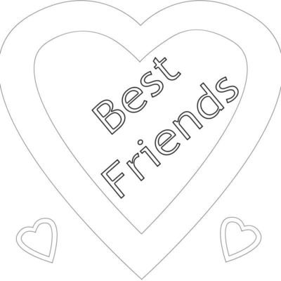 Coloriage BFF Imprimer