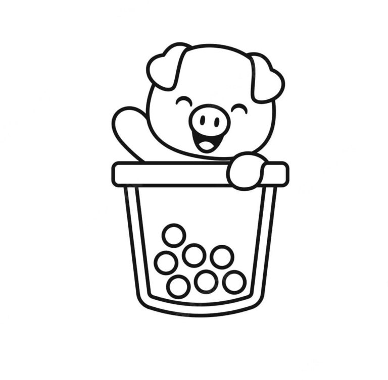 Ausmalbilder BubbleTee Kostenlos Malvorlagen zum Ausdrucken