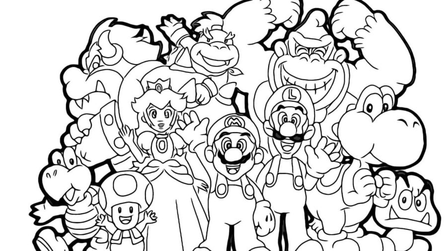 Super Smash Bros Melee Coloring Pages 2025 