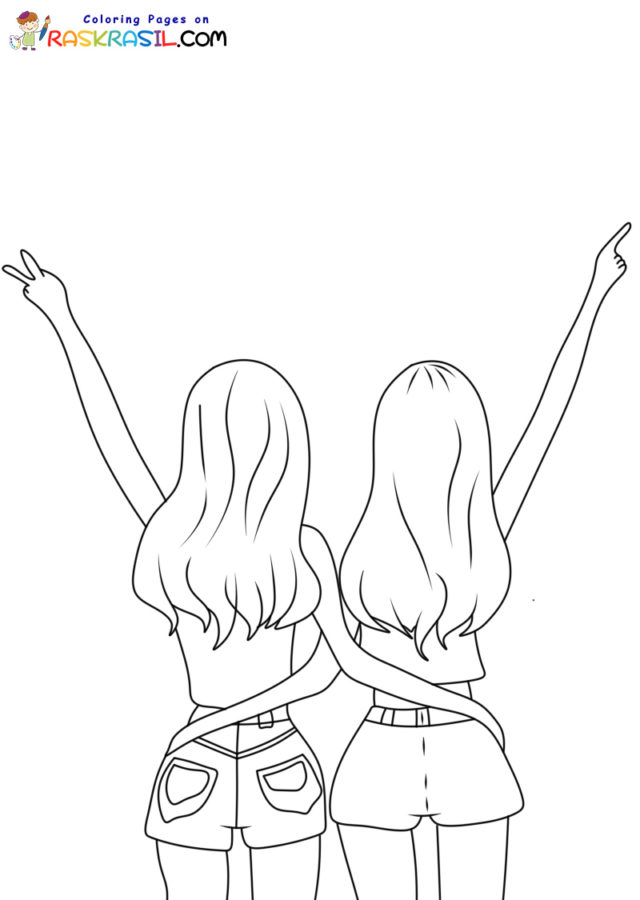 bff:duo2deabmpy= desenhos de melhores amigas para colorir