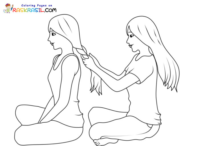Coloriage BFF à imprimer