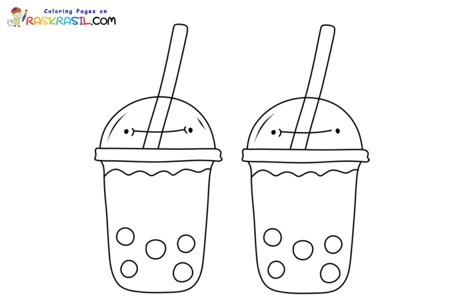 Slushies Coloring Pages