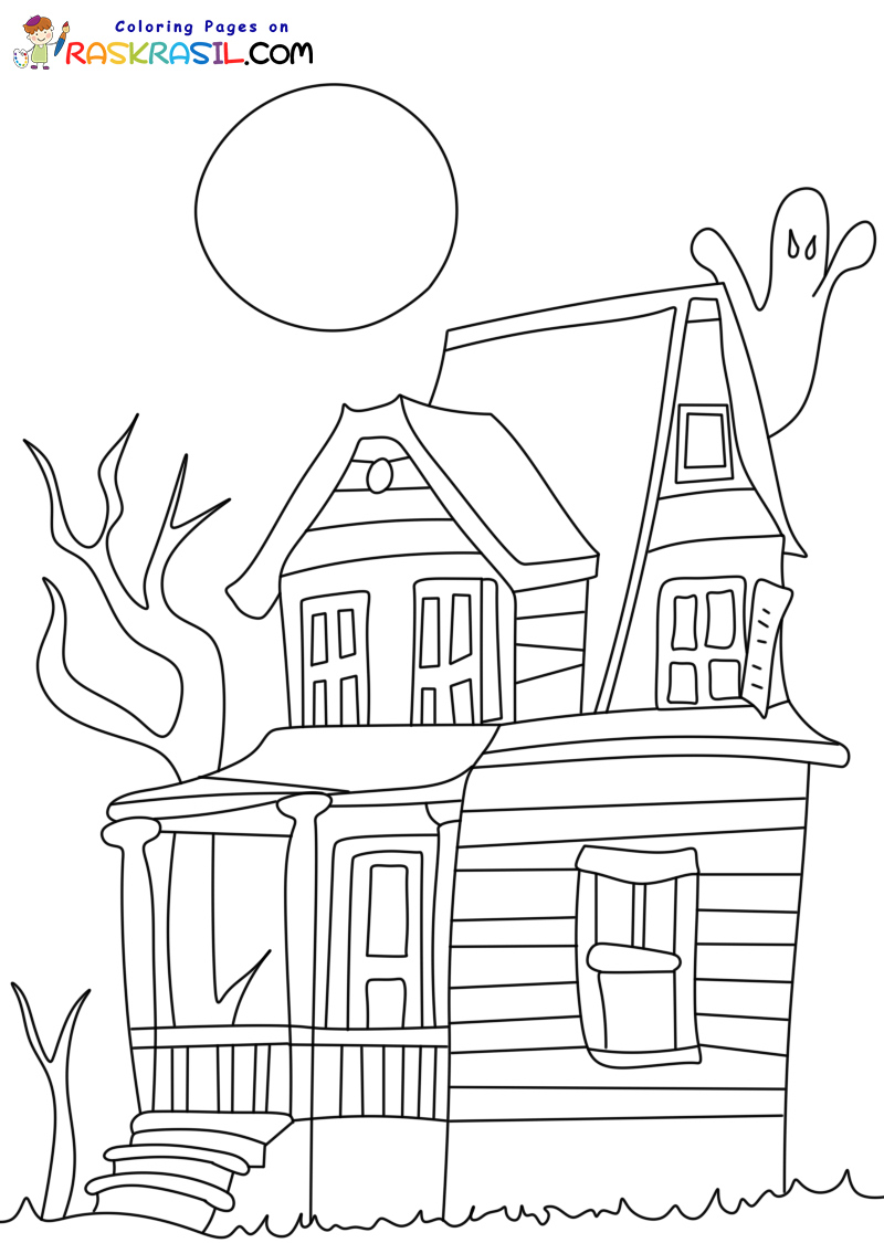 Raskrasil.com-New-Coloring-Pages-Haunted-House-3