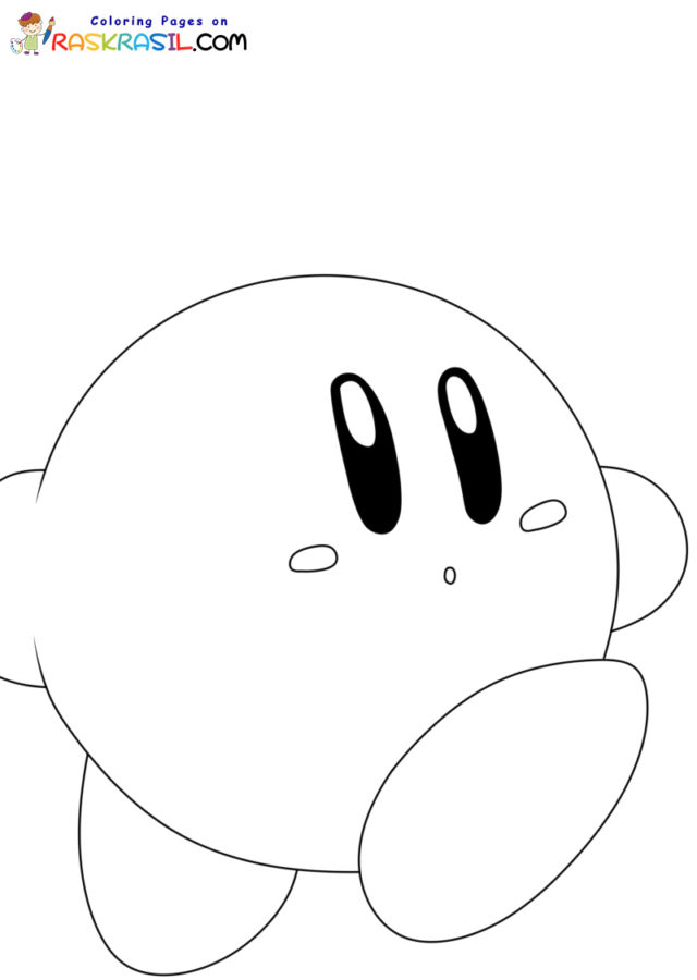 87+ Desenhos do Kirby para Imprimir e Colorir/Pintar