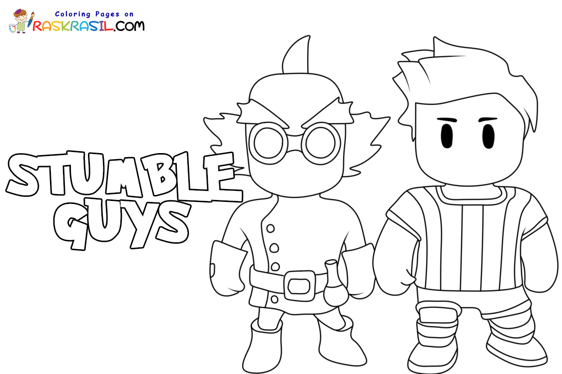 Desenhos de Stumble Guys para colorir - Bora Colorir