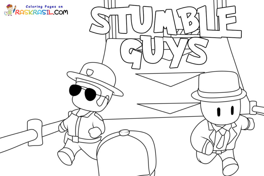 Desenhos de Stumble Guys para Colorir