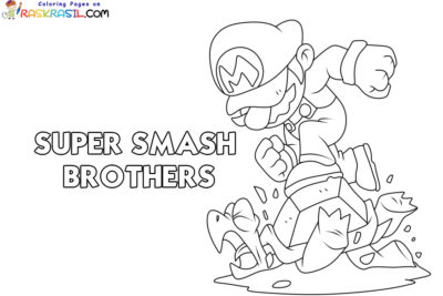 Super Smash Brothers Coloring Pages