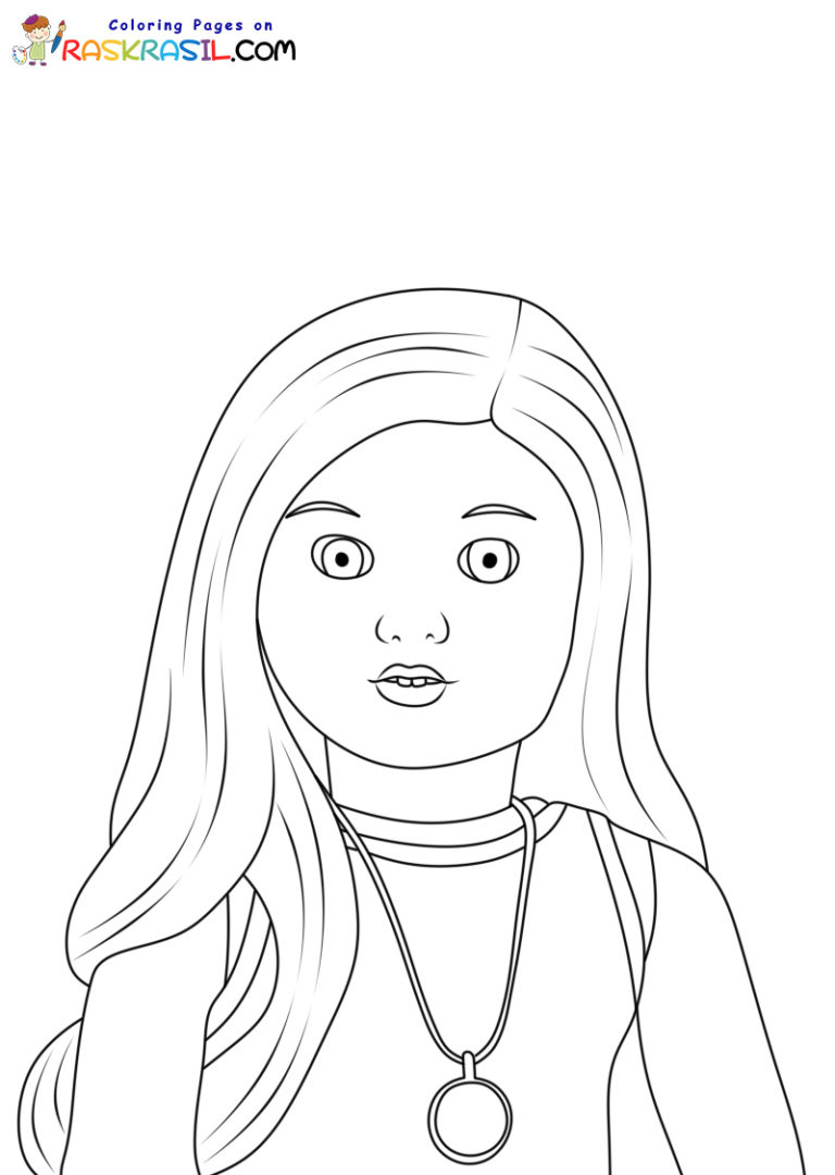 American Girl Doll Coloring Pages